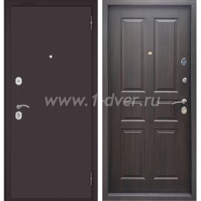 Входная дверь Бульдорс (Mastino) Family ECO-70 букле шоколад, МДФ ларче шоколад, Е-146 - металлические двери для дачи с установкой