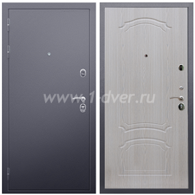 Входная дверь Армада Люкс Антик серебро ФЛ-140 Беленый дуб 6 мм - металлические двери эконом класса с установкой