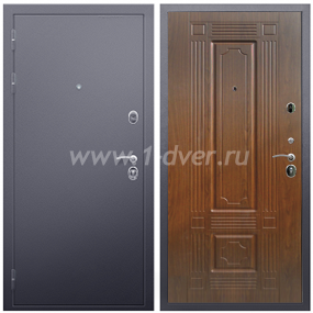 Входная дверь Армада Люкс Антик серебро ФЛ-2 Моренная береза 6 мм - вторая входная металлическая дверь с установкой