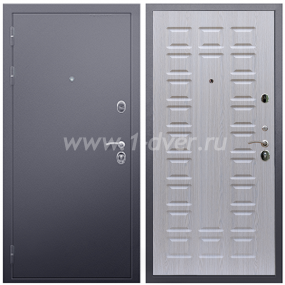 Входная дверь Армада Люкс Антик серебро ФЛ-183 Беленый дуб 16 мм - входные офисные двери с установкой