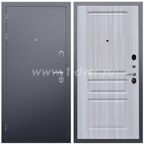 Входная дверь Армада Люкс Антик серебро ФЛ-243 Сандал белый 16 мм - взломостойкие входные двери с установкой