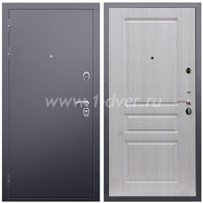 Входная дверь Армада Люкс Антик серебро ФЛ-243 Беленый дуб 16 мм - дешёвые входные двери с установкой