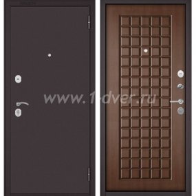 Входная дверь Бульдорс (Mastino) Family ECO-70 букле шоколад, МДФ карамель, E-112 - вторая входная металлическая дверь с установкой