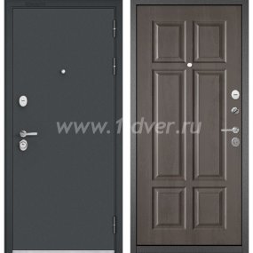 Входная дверь Бульдорс (Mastino) Trust MASS-90 букле антрацит, дуб шале серебро 9S-109 - металлические двери эконом класса с установкой