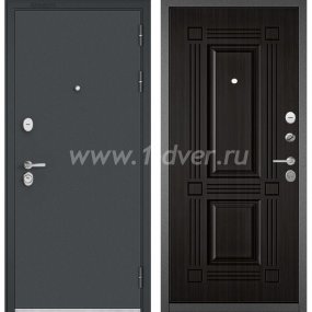 Входная дверь Бульдорс (Mastino) Trust MASS-90 букле антрацит, ларче темный 9S-104 - металлические двери для дачи с установкой