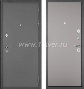 Входная дверь Бульдорс (Mastino) Trust MASS-90 букле антрацит, эмаль светло-серая 9S - 100 - входные двери российского производства с установкой