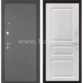 Входная дверь Бульдорс (Mastino) Trust Standart-90 букле графит, белый софт 9SD-2 - входные двери в новостройку с установкой