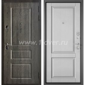 Входная дверь Бульдорс (Mastino) Trust Standart-90 БШ дуб графит 9SD-2, дуб белый матовый 9SD-1 - герметичные входные двери с установкой