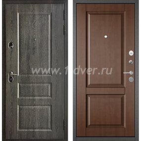 Входная дверь Бульдорс (Mastino) Trust Standart-90 БШ дуб графит 9SD-2, карамель 9SD-1 - недорогие входные двери с установкой