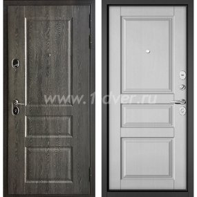 Входная дверь Бульдорс (Mastino) Trust Standart-90 БШ дуб графит 9SD-2, дуб белый матовый 9SD-2 с установкой