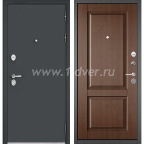 Входная дверь Бульдорс (Mastino) Trust Standart-90 черный муар металлик, карамель 9SD-1 с установкой