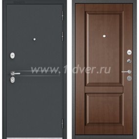 Входная дверь Бульдорс (Mastino) Trust Standart-90 черный муар металлик D-4, карамель 9SD-1 - недорогие входные двери с установкой