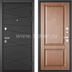 Входная дверь Бульдорс (Mastino) Trust Standart-90 БГ графит софт 9S-130, карамель 9SD-1 - металлические двери эконом класса с установкой