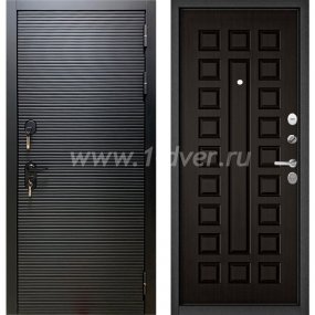 Входная дверь Бульдорс (Mastino) Trust MASS-90 черный матовый 9S-181, венге 9S-110 - темные входные двери с установкой