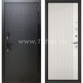 Входная дверь Бульдорс (Mastino) Trust MASS-90 черный матовый 9S-181, эмаль белоснежная 9S-161 - стандартные входные двери с установкой