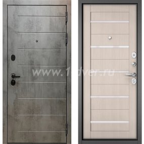 Входная дверь Бульдорс (Mastino) Trust MASS-90 бетон темный 9S-136, ларче бьянко СR-3, стекло - стандартные входные двери с установкой