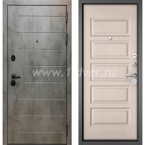Входная дверь Бульдорс (Mastino) Trust MASS-90 бетон темный 9S-136, дуб светлый матовый 9S-108  - металлические двери 1,5 мм с установкой