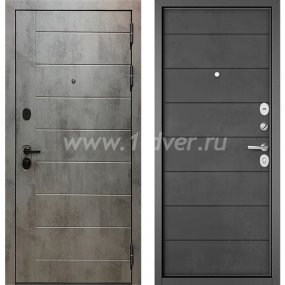 Входная дверь Бульдорс (Mastino) Trust MASS-90 бетон темный 9S-136, бетон темный 9S-135 - металлические двери 1,5 мм с установкой