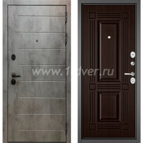 Входная дверь Бульдорс (Mastino) Trust MASS-90 бетон темный 9S-136, ларче темный 9S-104 - металлические двери 1,5 мм с установкой