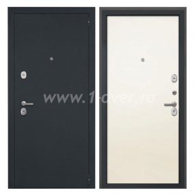 Входная дверь Интекрон Гектор черный шелк, силк жасмин - герметичные входные двери с установкой