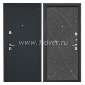 Входная дверь Интекрон Гектор черный шелк, лава - металлические двери 1,5 мм с установкой
