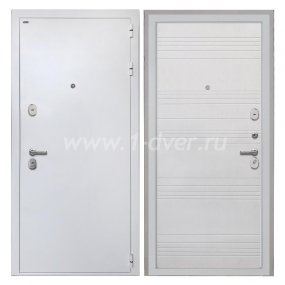 Входная дверь Интекрон Колизей белая шагрень, ФЛ-316 белый ясень - входные двери цвета шагрень белая с установкой