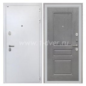 Входная дверь Интекрон Колизей белая шагрень, ФЛ-243-м графит вуд дуб - входные двери цвета шагрень белая с установкой