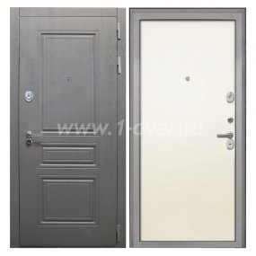 Входная дверь Интекрон Брайтон графит вуд дуб, силк жасмин - входные двери модерн с установкой