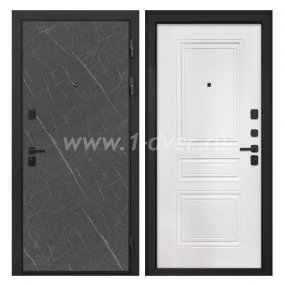 Входная дверь Интекрон Профит лава, ФЛ-243-м белая матовая - входные двери модерн с установкой