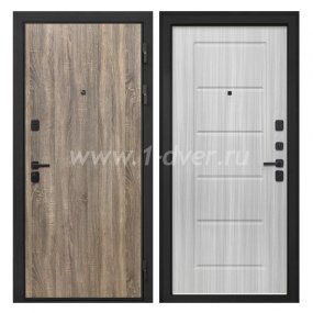 Входная дверь Интекрон Профит дуб турин, ФЛ-39 сандал белый - одностворчатые металлические двери с установкой