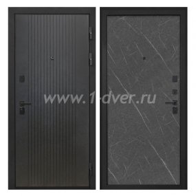 Входная дверь Интекрон Профит лофт черный, лава - темные входные двери с установкой