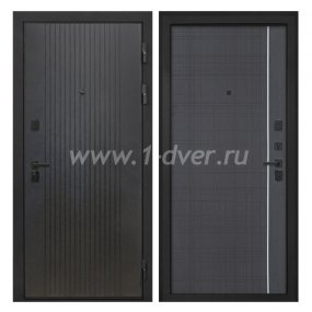 Входная дверь Интекрон Профит лофт черный, В-07 венге - входные двери на заказ с установкой