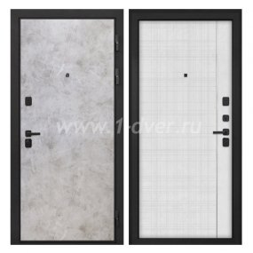 Входная дверь Интекрон Профит мрамор светлый, В-07 лофт белый - одностворчатые металлические двери с установкой