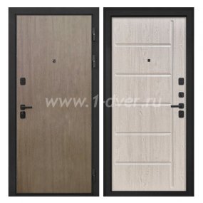 Входная дверь Интекрон Профит шпон венге коричневый, ФЛ-102 сосна белая - входные двери цвета венге с установкой