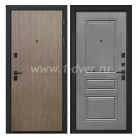 Входная дверь Интекрон Профит шпон венге коричневый, ФЛ-243-м графит вуд дуб - входные двери Йошкар Ола с установкой