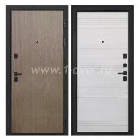 Входная дверь Интекрон Профит шпон венге коричневый, ФЛ-316 белый ясень - входные двери МДФ с установкой