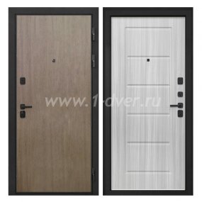 Входная дверь Интекрон Профит шпон венге коричневый, ФЛ-39 сандал белый - одностворчатые металлические двери с установкой