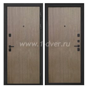 Входная дверь Интекрон Профит шпон венге коричневый, шпон венге коричневый - узкие входные двери с установкой