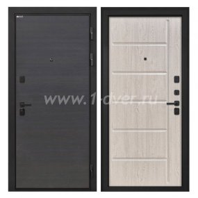 Входная дверь Интекрон Профит эковенге поперечный, ФЛ-102 сосна белая - входные двери цвета венге с установкой