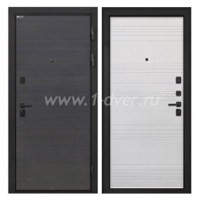 Входная дверь Интекрон Профит эковенге поперечный, ФЛ-316 белый ясень - входные двери цвета венге с установкой