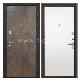 Входная дверь Интекрон Сицилия Remix гранж, силк сноу - наружные металлические утепленные двери с установкой
