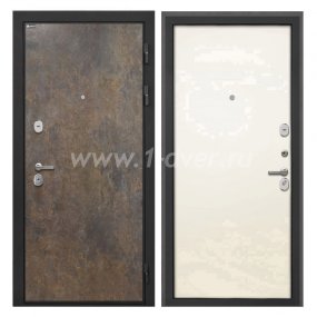 Входная дверь Интекрон Сицилия Remix гранж, силк жасмин - одностворчатые металлические двери с установкой