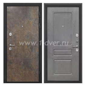 Входная дверь Интекрон Сицилия Remix гранж, ФЛ-243-м графит вуд дуб - темные входные двери с установкой