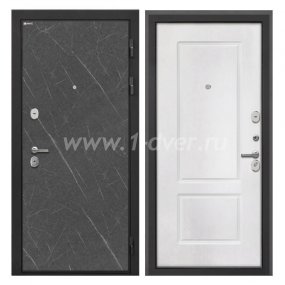 Входная дверь Интекрон Сицилия Remix лава, КВ-2 белая матовая - наружные металлические утепленные двери с установкой