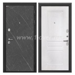 Входная дверь Интекрон Сицилия Remix лава, ФЛ-243-м белая матовая - узкие входные двери с установкой