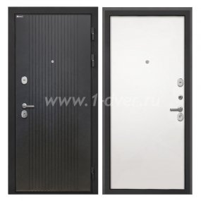 Входная дверь Интекрон Сицилия Remix лофт черный, силк сноу - входные двери нестандартных размеров с установкой
