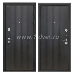 Входная дверь Интекрон Сицилия Remix лофт черный, лофт черный - теплые входные двери с установкой