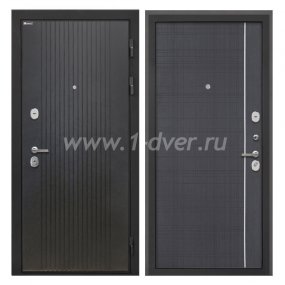 Входная дверь Интекрон Сицилия Remix лофт черный, В-07 венге - наружные металлические утепленные двери с установкой