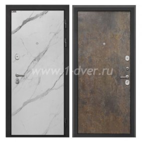Входная дверь Интекрон Сицилия Remix мрамор арктик, гранж - наружные металлические утепленные двери с установкой