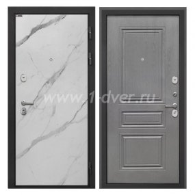 Входная дверь Интекрон Сицилия Remix мрамор арктик, ФЛ-243-м графит вуд дуб - трехконтурные двери с установкой